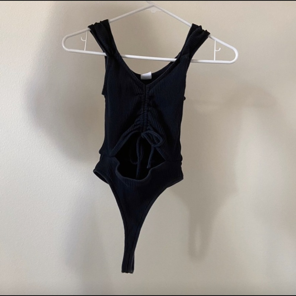 ME to WE Black Bodysuit